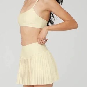 ALO Yoga Cream Mini Skirt